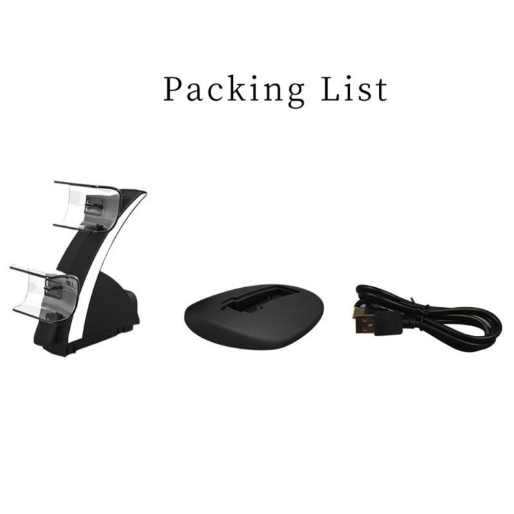 iplay HBP-253 For PS5 Game Wireless Handle Double Charging Base Placement Bracket(White) - free shipping - PMC TechLife - Order now!