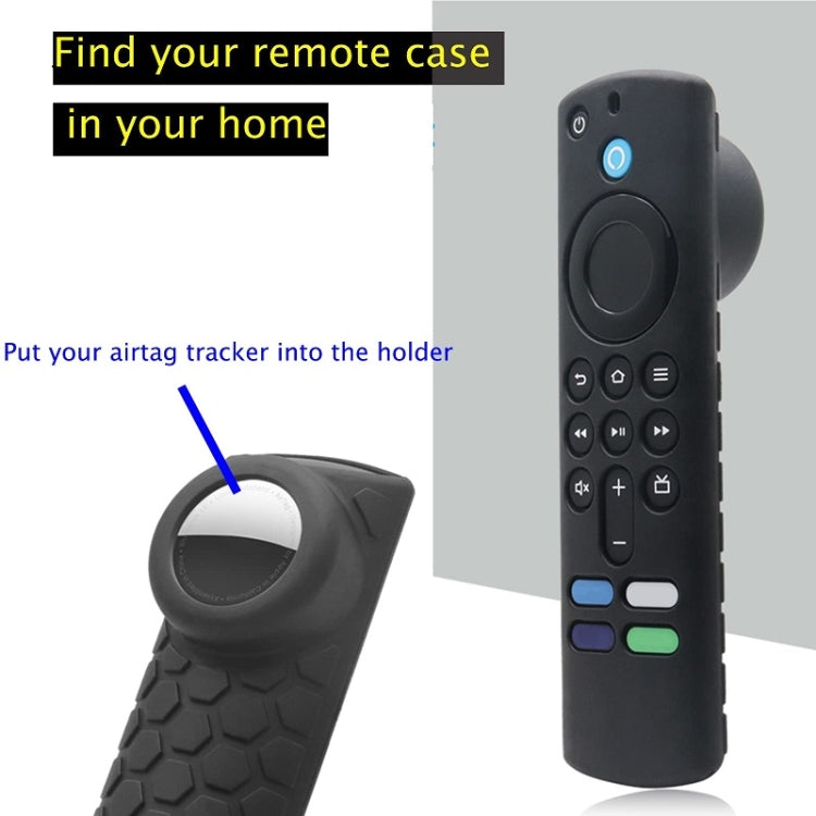 2pcs Remote Control Case For Amazon Fire TV Stick 2021 ALEXA 3rd Gen With Airtag Holder(Midnight Blue) - free shipping - PMC TechLife - Order now!