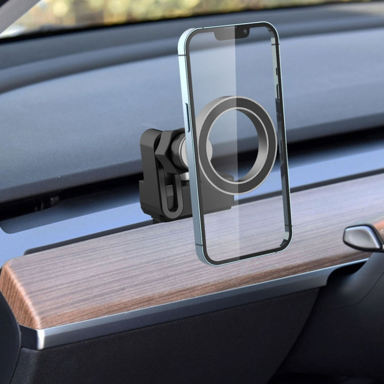 For Tesla Model 3/Y Air Vent Magnetic Mobile Phone Holder Non-marking Base - Car Holders by PMC Jewellery | Online Shopping South Africa | PMC Jewellery