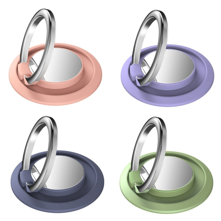 5pcs Car Magnetic Metal Ring Buckle Mobile Phone Holder(Clove Purple) - Ring Holder by PMC TechLife | Online Shopping South Africa | PMC TechLife