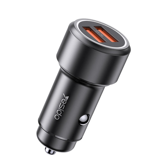 Yesido Y43 Dual USB Port Car Fast Charger Cigarette Lighter 36W Car Charger - Car Charger by Yesido | Online Shopping South Africa | PMC Jewellery