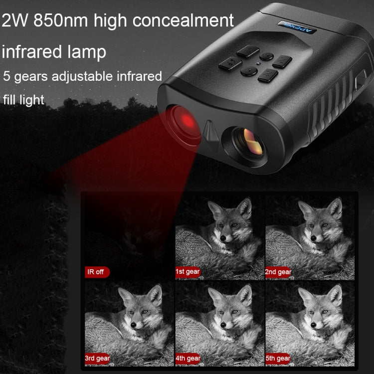 APEXEL 3-inch LCD HD Screen Photo Video Portable Binoculars Digital Infrared Night Vision Device(APL-NV009) - free shipping - PMC TechLife - Order now!