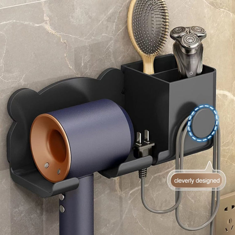 For Dyson Hair Dryer Wall-Mounted Holder Bathroom Shelf Storage Rack, Style: Upgrade White - Hair Dryers & Accessories by PMC Jewellery | Online Shopping South Africa | PMC Jewellery
