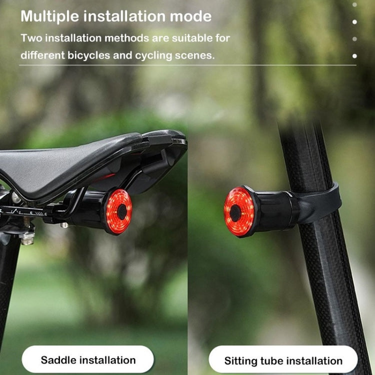WEST BIKING Bicycle USB Charging Smart Brake Sensor Warning Tail Light(Sit Tube) - Taillights by WEST BIKING | Online Shopping South Africa | PMC TechLife | Buy Now Pay Later Mobicred