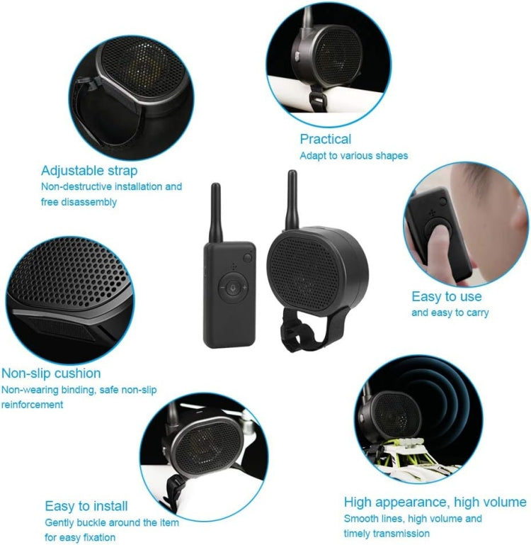 Mini Drone Megaphone Wireless Portable Speaker 2KM Control for DJI Mavic Mini/Mavic 2/Mavic Pro/FIMI X8SE/Phantom/Hubsan Zino - Others by PMC TechLife | Online Shopping South Africa | PMC TechLife