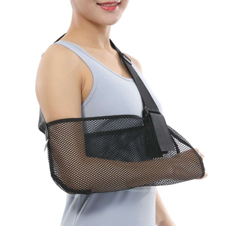 M Summer Breathable Arm Sling Arm Fracture Sprain Dislocation Fixation Belt(Black) - Corrector by PMC Jewellery | Online Shopping South Africa | PMC Jewellery