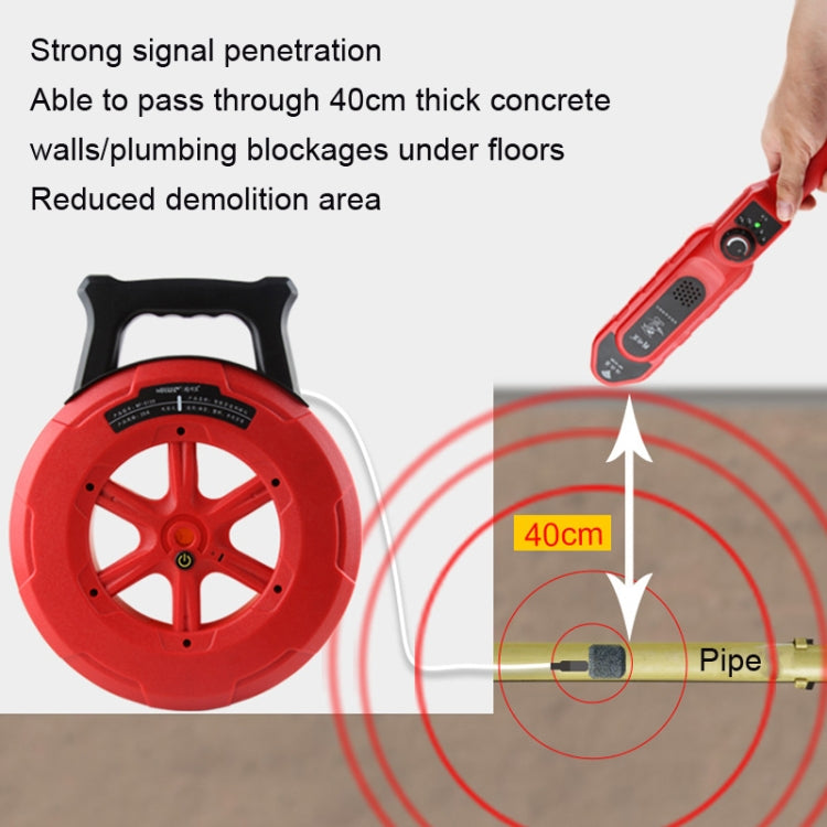 NOYAFA NF-5130 Wall Pipe Blockage Detector Pipe Blockage Detector For Iron/PVC/Cement/Steel Pipes - free shipping - PMC TechLife - Order now!