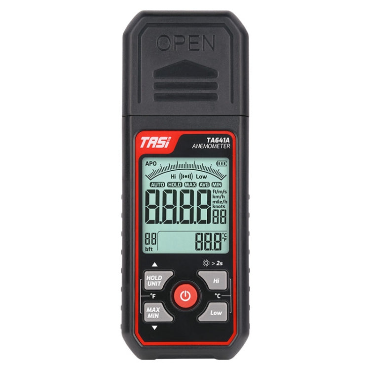 TASI TA641A High Precision Wind Speed Instrument Wind Volume Tester Handheld Wind Speed Meter - Tachometers & Anemometer by TASI | Online Shopping South Africa | PMC TechLife | Buy Now Pay Later Mobicred