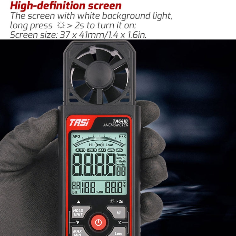 TASI TA641B High Precision Wind Speed Instrument Wind Volume Tester Handheld Wind Speed Meter - free shipping - PMC TechLife - Order now!