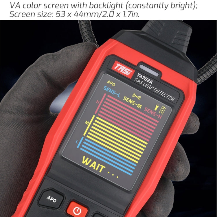 TASI TA702A Simulation Bar Display Cumbelo Gas Detector Portable Gas Testing Instrument Natural Gas Discovery Detective - free shipping - PMC TechLife - Order now!