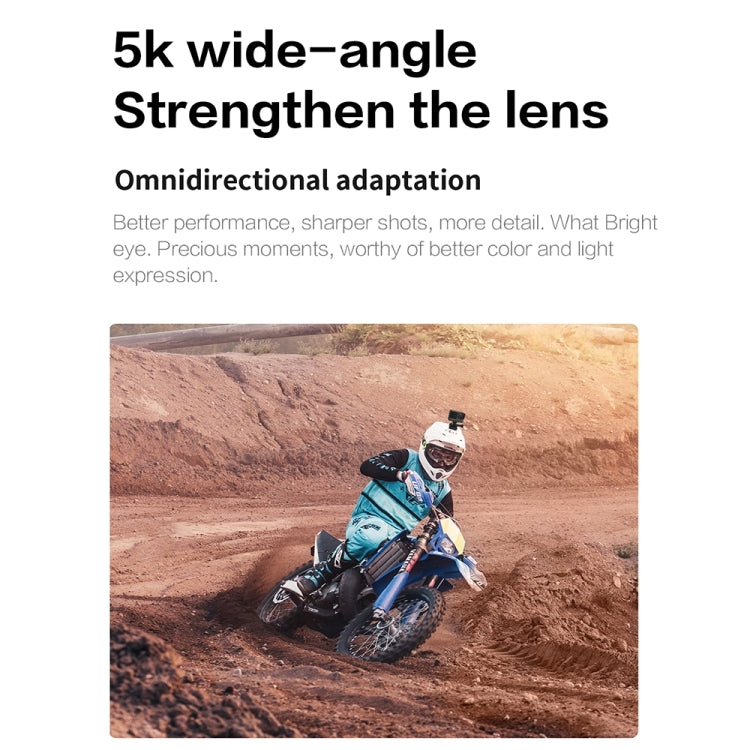 5K/30FPS WIFI HD Anti-Shake Remote Touch Dual-Screen IP68 Waterproof Sports Camera, Style: Camera + 64G Card - Other Camera by PMC TechLife | Online Shopping South Africa | PMC TechLife