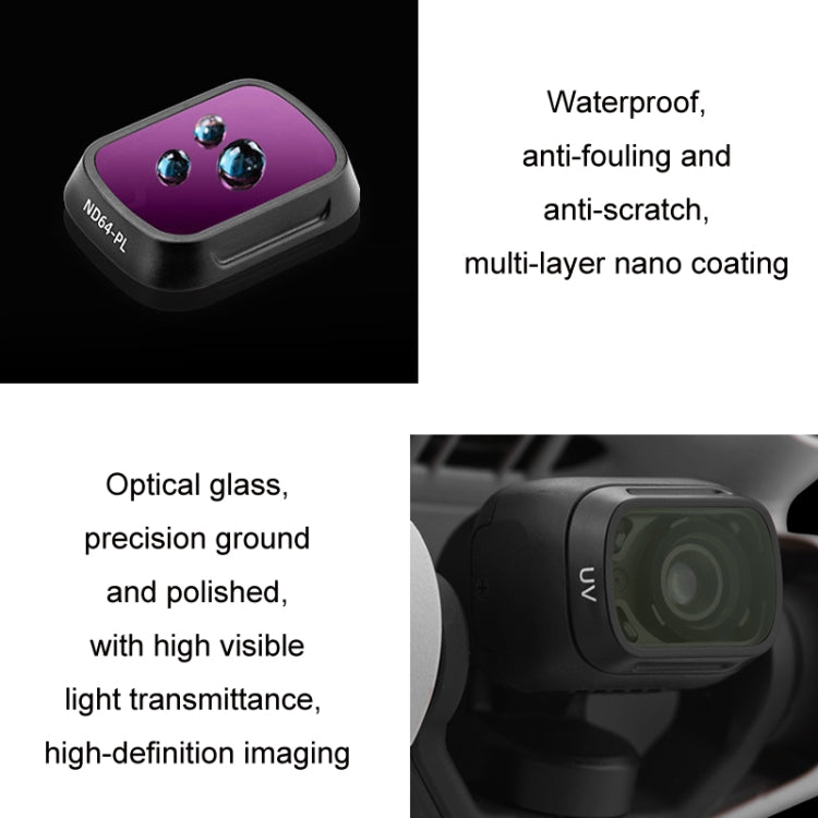 For DJI MINI3/MINI 3PRO BRDRC Filter Protective Glass, Style: Filter ND64-PL - Mavic Lens Filter by BRDRC | Online Shopping South Africa | PMC TechLife