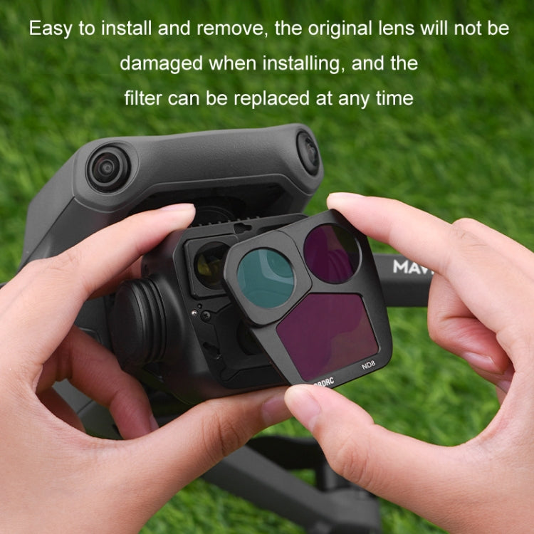 For DJI MAVIC 3PRO BRDRC Filter Accessories, Style: 2pcs/set Adjustable VND2-5+Adjustable VND6-9 - Mavic Lens Filter by BRDRC | Online Shopping South Africa | PMC Jewellery