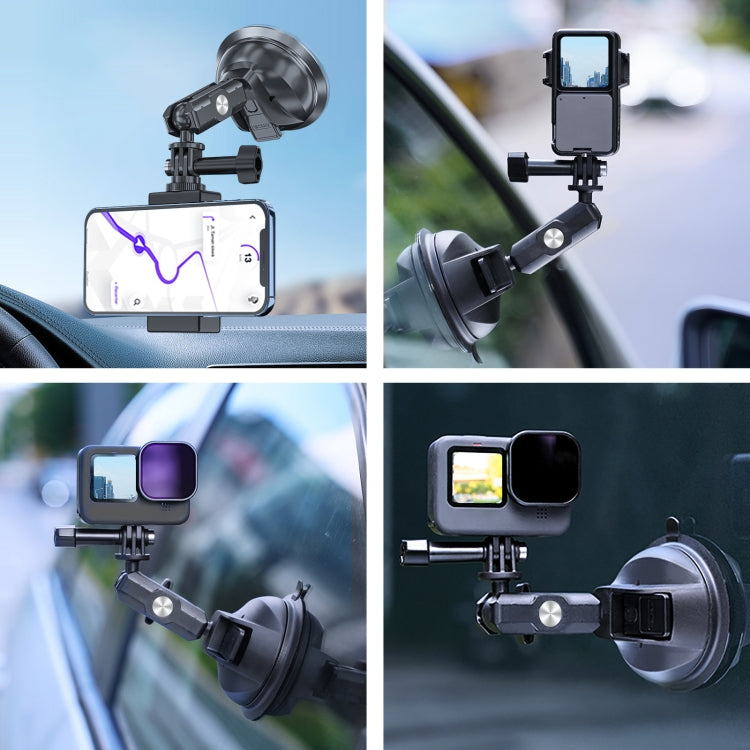 TELESIN Car Action Camera Holder Suction Cup 360 Degree Adjustable - Holder by TELESIN | Online Shopping South Africa | PMC Jewellery