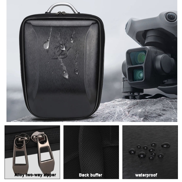 For DJI AIR 3 Hard Shell Storage Bag Portable Protective Backpack(Black) - Backpacks & Bags by PMC TechLife | Online Shopping South Africa | PMC TechLife