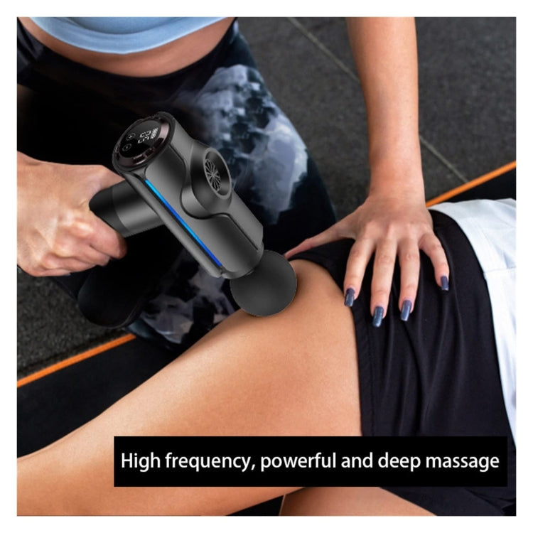 20-speed Touch Control Fascia Massager with 6 Massage Heads,CN Plug(Silver) - Massage gun & Accessories by PMC TechLife | Online Shopping South Africa | PMC TechLife | Buy Now Pay Later Mobicred
