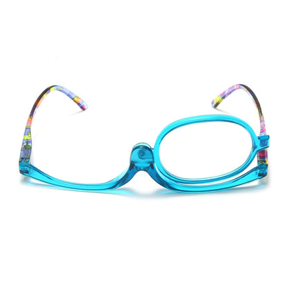 Makeup Presbyopic Glasses Monolithic Reading Glass Magnifying Glass, Degree: +400(Light Blue) - Presbyopic Glasses by PMC Jewellery | Online Shopping South Africa | PMC Jewellery