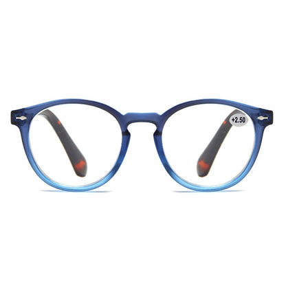 Retro Flexible Durable Portability HD Presbyopic Glasses +100(Graduate Blue) - Presbyopic Glasses by PMC Jewellery | Online Shopping South Africa | PMC Jewellery