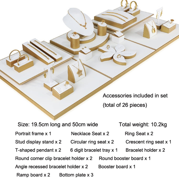 Jewelry Display Microfiber Jewelry Props Display Rack Set 4 - Jewelry Storages by PMC Jewellery | Online Shopping South Africa | PMC Jewellery