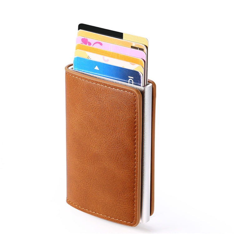 HUMERPAUL RFID Anti-Magnetic Automatic Card Set Credit Card Box Coin Bag(Blue) - Antimagnetic RFID Package by HUMERPAUL | Online Shopping South Africa | PMC TechLife | Buy Now Pay Later Mobicred