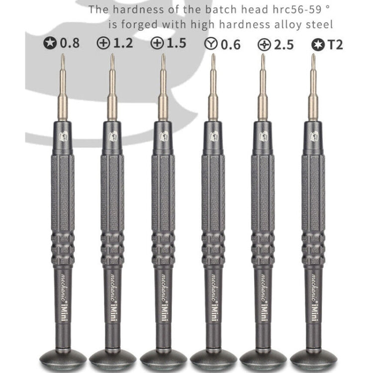 MECHANIC iMini Series Mobile Phone Repair Glasses Screw Batch Clock Tool, Series: Five Star 0.8 - Screwdriver by MECHANIC | Online Shopping South Africa | PMC TechLife