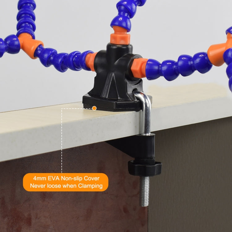 Phone PCB Circuit Board Repair Fixed Folder Welding Assisted DIY Model Clamping Tool, Style: 5 Claws (Blue) - free shipping - PMC TechLife - Order now!