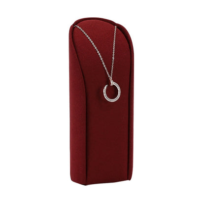 6x5x15cm Necklace Exhibition Frame Jewelry Display Rack Microfiber Jewelry Counter Display Props - Jewelry Storages by PMC Jewellery | Online Shopping South Africa | PMC Jewellery