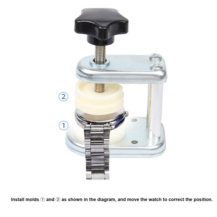8 In 1 Desktop Watch Gland Watch Press Cover Mold Watch Repair Tool - Watch Repair Tools by PMC TechLife | Online Shopping South Africa | PMC TechLife | Buy Now Pay Later Mobicred