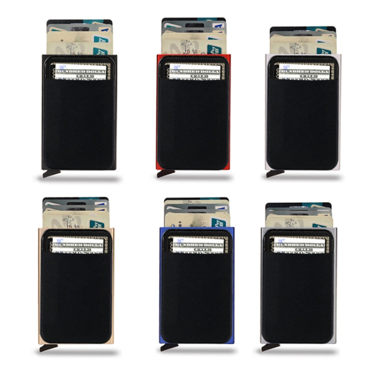 RFID Short Metal Card Case Credit Card Holder Wallet(Light Grey) - free shipping - PMC TechLife - Order now!