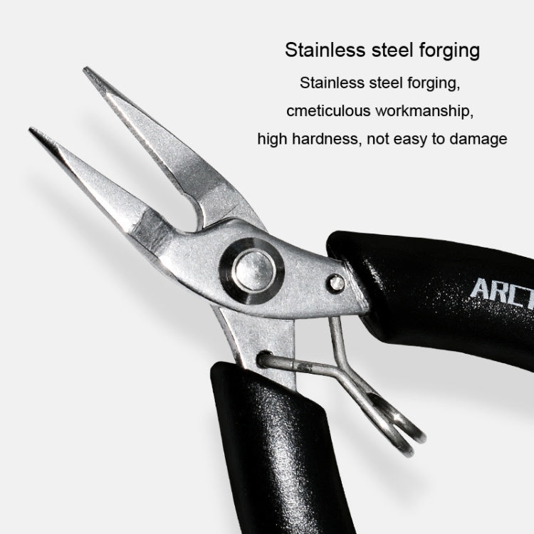 ARCTIC TIGER AT-180 Toothless Elbow Needle Nose Mini Palm Stainless Steel Cutting Plier Jewelry Making Handmade Plier - Pliers by ARCTIC TIGER | Online Shopping South Africa | PMC TechLife | Buy Now Pay Later Mobicred