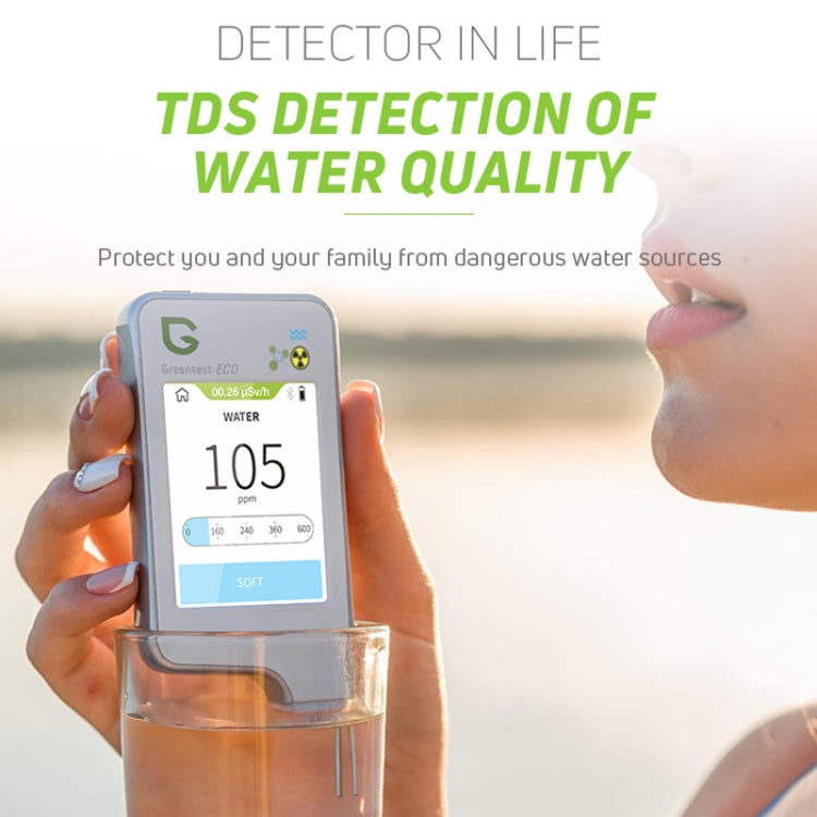 Greentest ECO6 Vegetable, Fruit, Meat Food Nitrate Water Quality Nuclear Radiation Environmental Detector, EU Plug(Black) - free shipping - PMC TechLife - Order now!