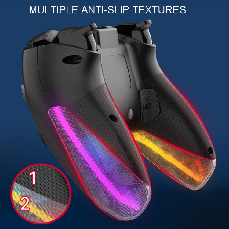 For PS4 Dazzle Color Light Wireless Bluetooth Grip(Pink) - Gamepads by PMC TechLife | Online Shopping South Africa | PMC TechLife