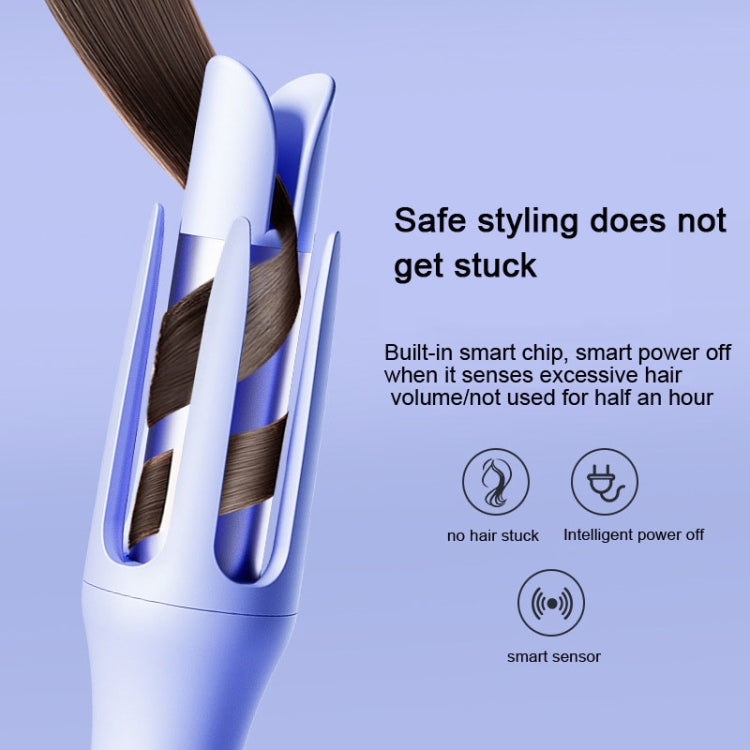 Extended Automatic Ceramic Curling Iron 32mm Shaped Big Wave Styling Tools,CN Plug(Purple) - Hair Curler by PMC TechLife | Online Shopping South Africa | PMC TechLife | Buy Now Pay Later Mobicred