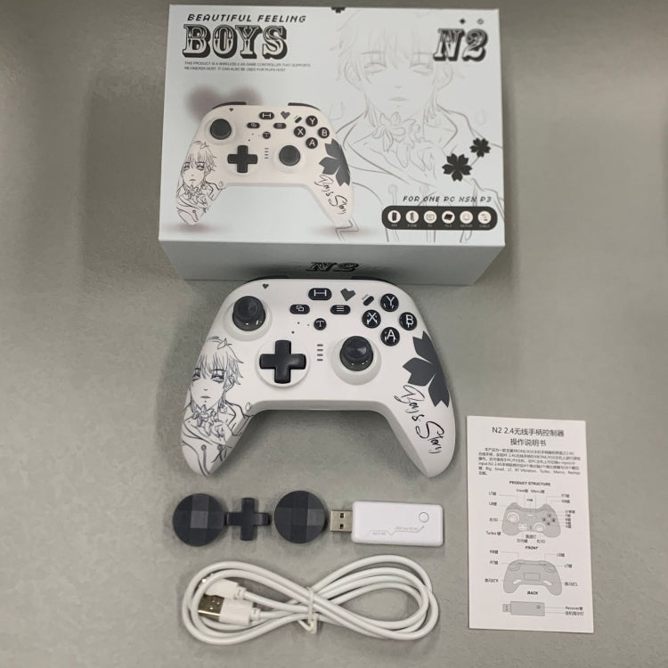 N2 Wireless 2.4G Controller Gamepad For Xbox One/One S/One X/Series S/Series X/PC Windows(Black) - Gamepad by PMC TechLife | Online Shopping South Africa | PMC TechLife | Buy Now Pay Later Mobicred