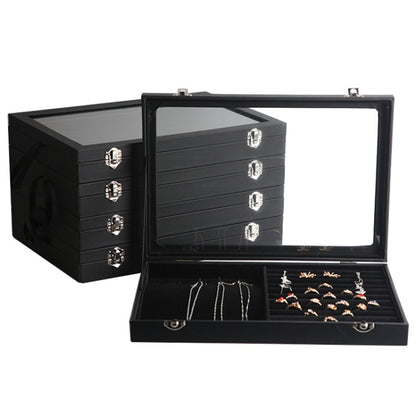 Jewelry Accessories Storage Box Jewelry Case Transparent Ring Bracelet Display Case, Color: 12 Grid Box - Jewelry Storages by PMC Jewellery | Online Shopping South Africa | PMC Jewellery