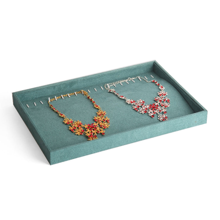 Suede Multifunctional Jewelry Display Tray Necklace Bracelet Bangle Display Case, Style: Necklace Tray - Jewelry Storages by PMC Jewellery | Online Shopping South Africa | PMC Jewellery