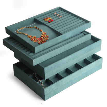 Suede Multifunctional Jewelry Display Tray Necklace Bracelet Bangle Display Case, Style: 24 Grid - Jewelry Storages by PMC Jewellery | Online Shopping South Africa | PMC Jewellery