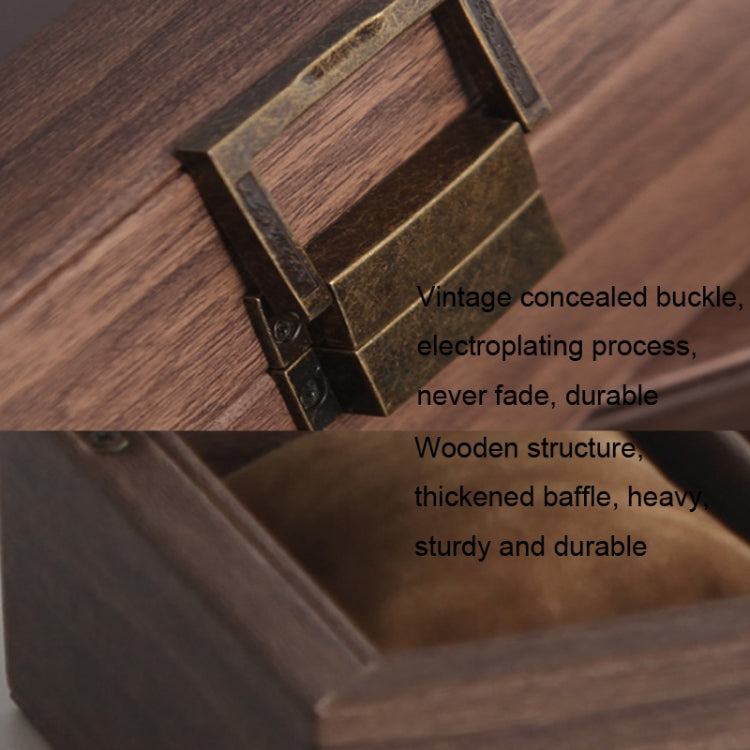 Wood Grain Leather Watch Display Box Watch Storage Case Jewelry Box, Style: 6 Digit Long - free shipping - PMC TechLife - Order now!
