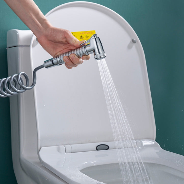 Toilet Mate Booster Flusher Toilet Cleaning Shower Set ?, Specification: Electroplated Copper Model - Shower Head by PMC TechLife | Online Shopping South Africa | PMC TechLife