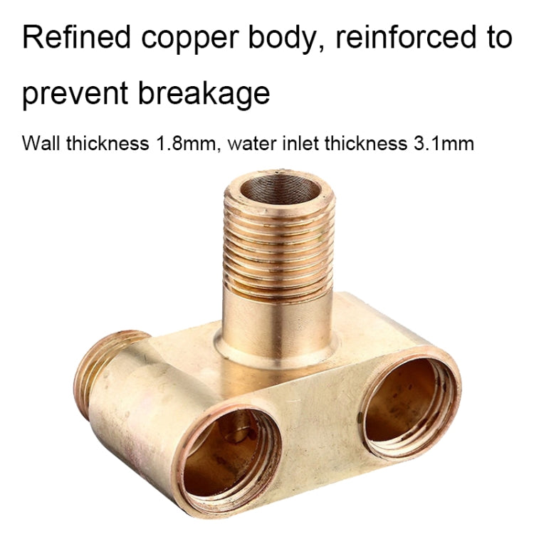 Toilet Mate Booster Flusher Toilet Cleaning Shower Set ?, Specification: Electroplated Copper Model - Shower Head by PMC TechLife | Online Shopping South Africa | PMC TechLife
