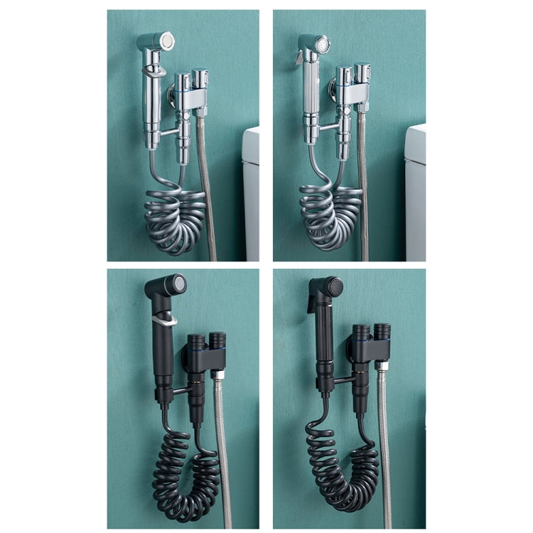 Toilet Mate Booster Flusher Toilet Cleaning Shower Set, Specification: Black Copper Model - Shower Head by PMC TechLife | Online Shopping South Africa | PMC TechLife | Buy Now Pay Later Mobicred