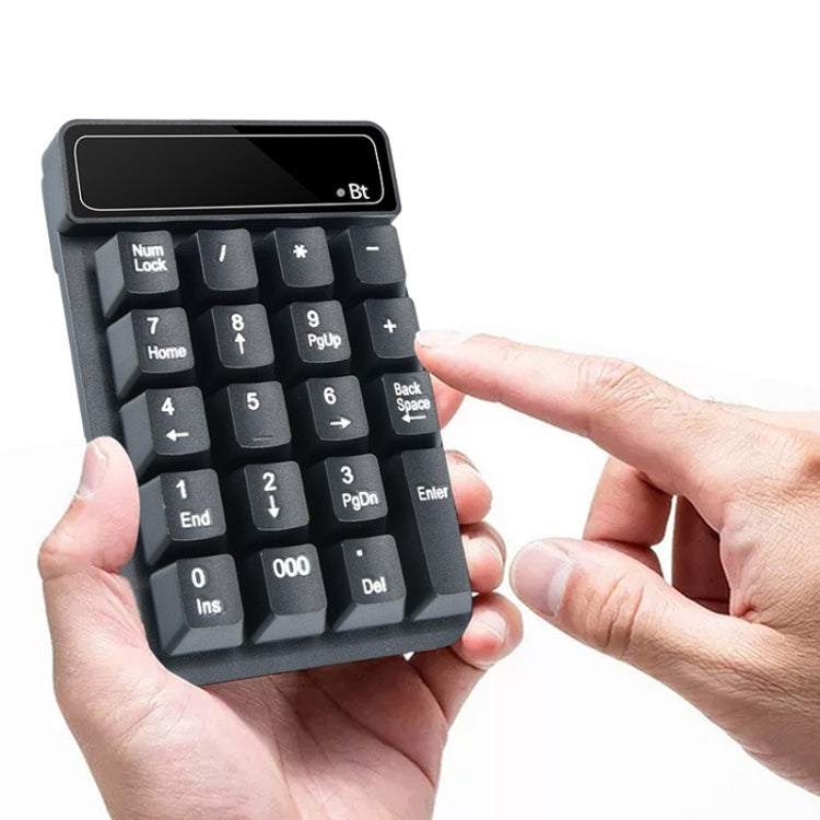 K6 19 Key Mini Wireless Bluetooth Digital Keyboard Suspended Mechanical Universal Keypad 4.0(Black) - Mini Keyboard by PMC TechLife | Online Shopping South Africa | PMC TechLife | Buy Now Pay Later Mobicred