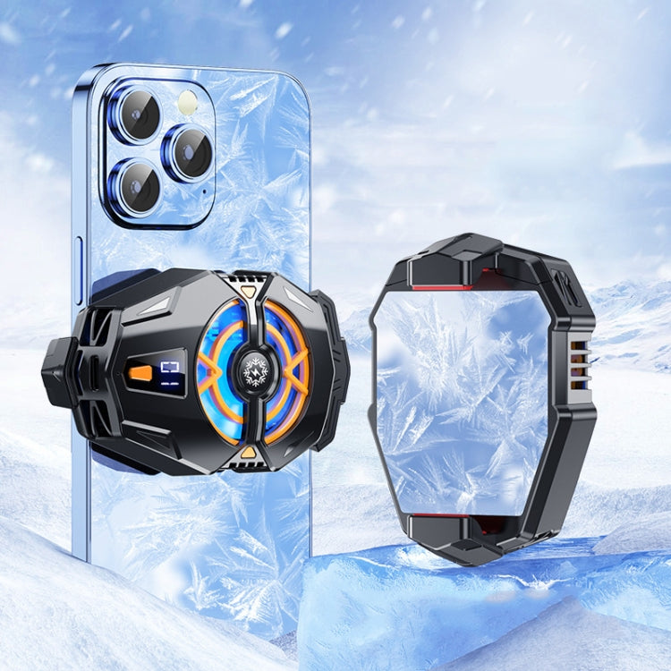 J20 Three-speed Adjustable Semiconductor Refrigeration Mobile Phone Radiator, Style: Digital Display Model - Cooling Fan Radiator by PMC TechLife | Online Shopping South Africa | PMC TechLife