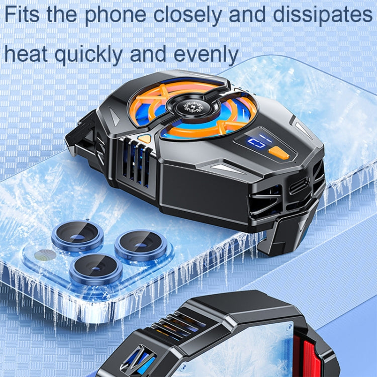 J20 Three-speed Adjustable Semiconductor Refrigeration Mobile Phone Radiator, Style: Digital Display Model - Cooling Fan Radiator by PMC TechLife | Online Shopping South Africa | PMC TechLife