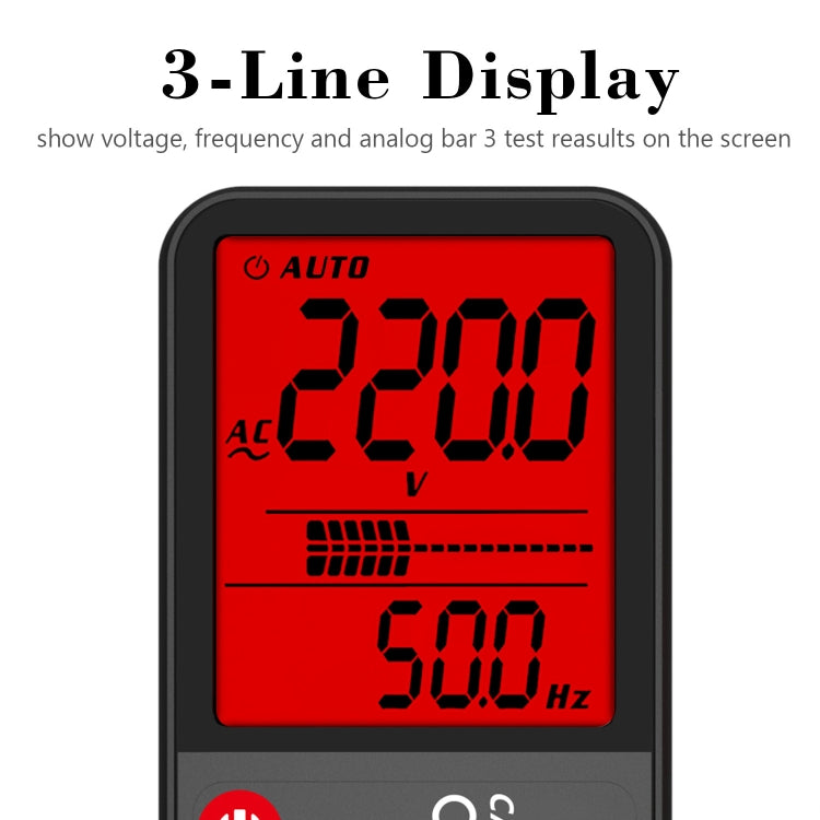 BSIDE ADMS7 Smart Thin Digital Multimeter Counts DC AC Voltmeter, Model: Standard Charging Model - free shipping - PMC TechLife - Order now!