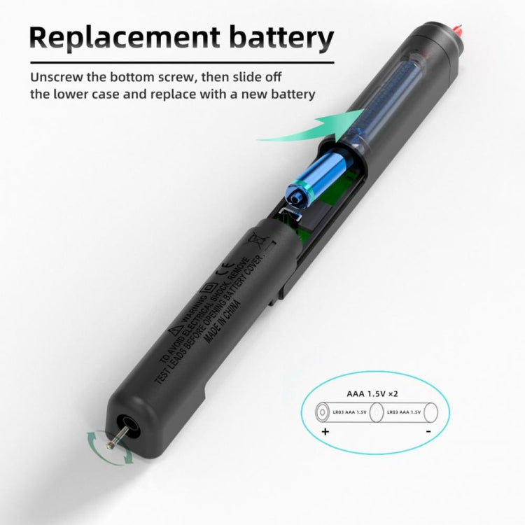 BSIDE Z5 Smart Pen Multimeter Backlight LCD 6000 Counts Auto Voltage Detector - Digital Multimeter by BSIDE | Online Shopping South Africa | PMC TechLife | Buy Now Pay Later Mobicred
