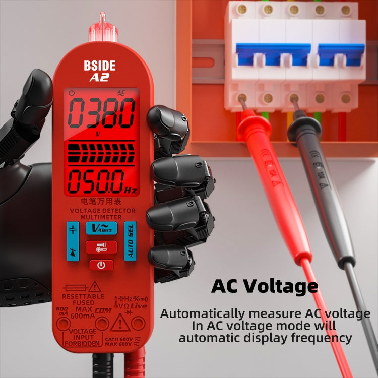 BSIDE A2 Charging Model Mini Digital Auto-Ranging Pencil Multimeter, Specification: Standard - free shipping - PMC TechLife - Order now!