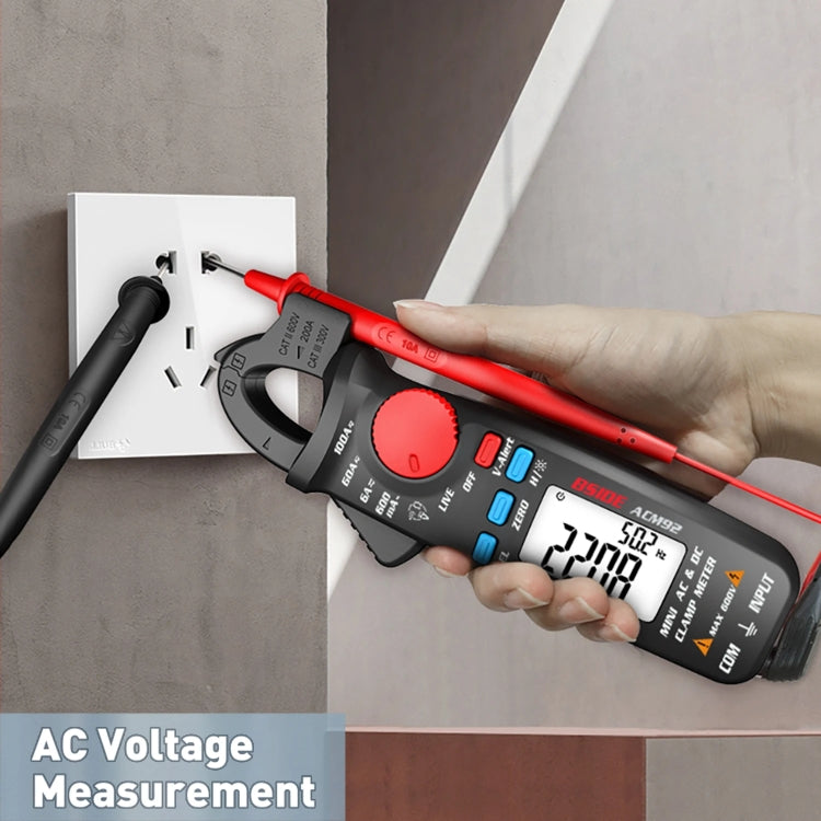 BSIDE ACM92 Digital Clamp Multimeter Current And Voltage Tester - free shipping - PMC TechLife - Order now!