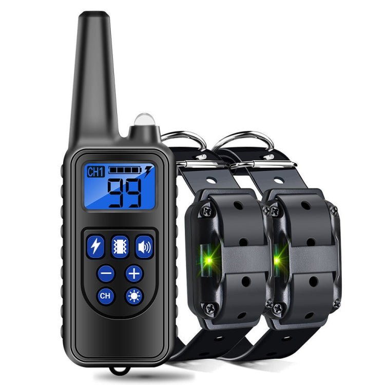 800m Remote Control Stop Barker Dog Trainer Smart Anti-Disturbance Vibration Collar, Specification: With 2 Collars - Training Aids by PMC Jewellery | Online Shopping South Africa | PMC Jewellery | Buy Now Pay Later Mobicred