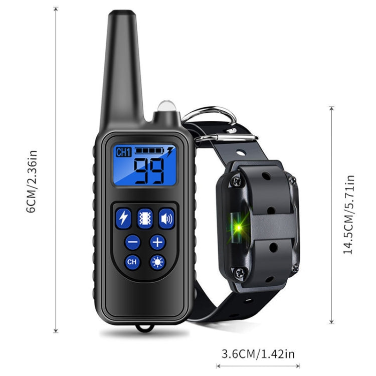 800m Remote Control Stop Barker Dog Trainer Smart Anti-Disturbance Vibration Collar, Specification: With 2 Collars - Training Aids by PMC TechLife | Online Shopping South Africa | PMC TechLife | Buy Now Pay Later Mobicred